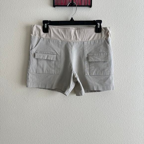 Vintage Y2K beige cargo mini micro shorts - Picture 1 of 8